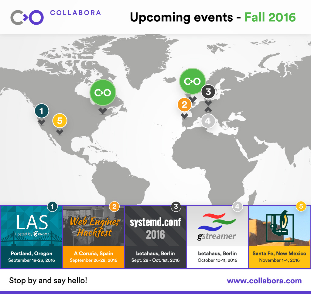 Upcoming events: Fall 2016