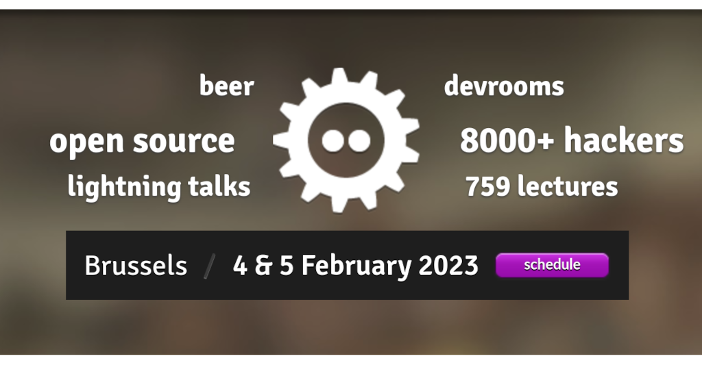 FOSDEM back in full force for 2023