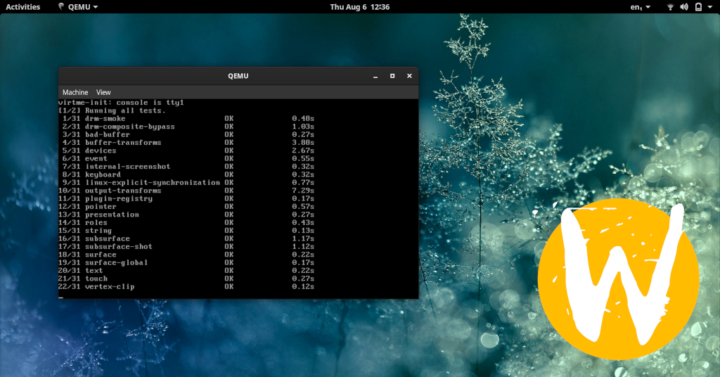 Testing Weston DRM/KMS backends with virtme and VKMS